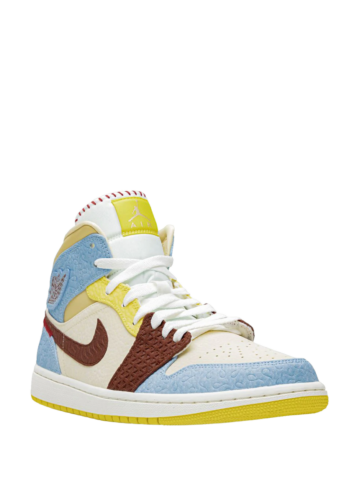 Air Jordan - Air Jordan 1 Mid SE Fearless Maison Chateau Rouge