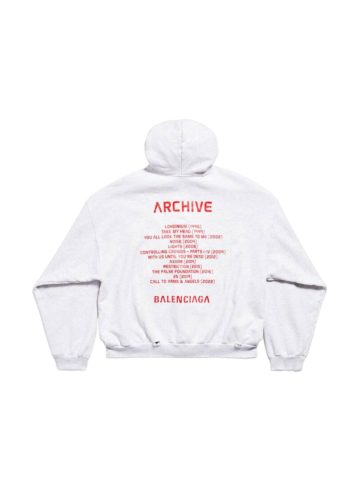 Balenciaga - BALENCIAGA MUSIC | ARCHIVE SERIES CONNECTED ZIP-UP HOODIE