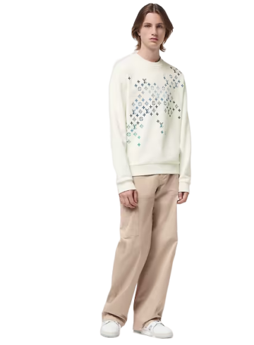 Louis Vuitton - LV Embroidered Cotton Sweatshirt