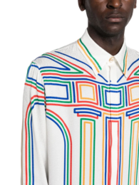 Casablanca - Casablanca Le Temple Du Sport silk shirt