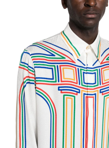 Casablanca - Casablanca Le Temple Du Sport silk shirt