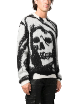 Amiri skull-patterned jumper