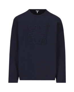 LOEWE Logo Detailed Crewneck Jumper