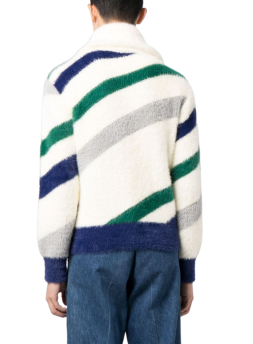 Casablanca - Casablanca striped zip-up sweatshirt