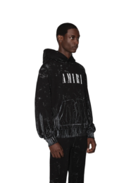 Amiri Cracked Dye Core Logo Hoodie