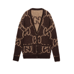 Gucci - REVERSIBLE GG MOHAIR WOOL CARDIGAN