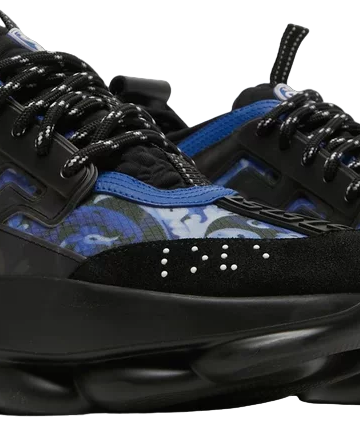 Versace - Versace Chain Reaction Barocco Print Black Lapis