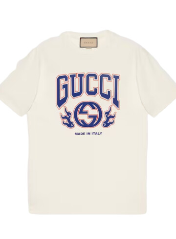 Gucci - COTTON JERSEY PRINTED T-SHIRT