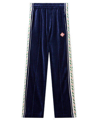 Casablanca - Laurel Velour Taped Tracksuit Bottoms