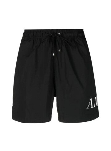 Amiri - AMIRI logo-print swim shorts