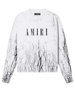 Amiri - CRACKED DYE CORE LOGO CREWNECK