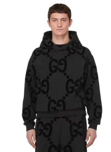 Gucci - Gucci Jumbo GG cotton jersey hoodie