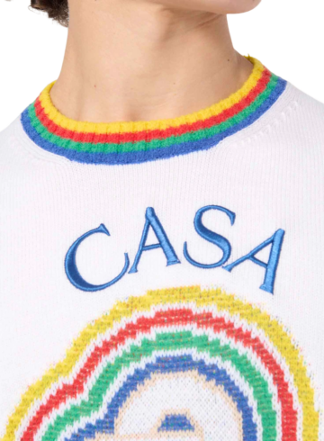 Casablanca - Casablanca Heart Boucle Jumper