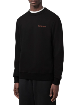 Burberry - Burberry TB Logo-Embroidered Crewneck Sweatshirt