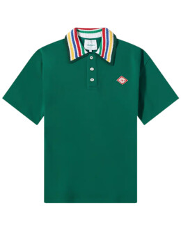 Casablanca Knit Collar Classic Polo