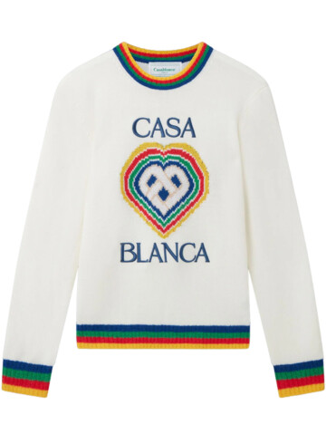 Casablanca - Casablanca Heart Boucle Jumper