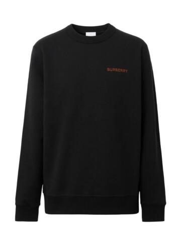 Burberry - Burberry TB Logo-Embroidered Crewneck Sweatshirt