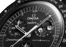 Swatch x Omega Bioceramic Moonswatch Mission to the Moonphase New Moon