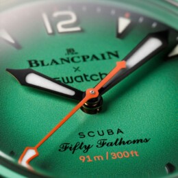 Swatch X Blancpain Bioceramic Scuba Fifty Fathmos Indian Ocean