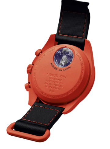 Swatch x Omega Bioceramic Moonswatch Mission On Earth Lava