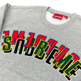 Supreme - Supreme Stacked Crewneck Grau