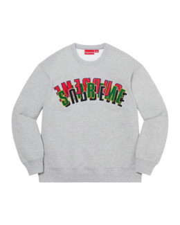 Supreme - Supreme Stacked Crewneck Grau