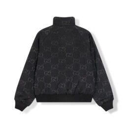 Gucci - Logo-Jacquard Padded Cotton-Blend Canvas Jacket