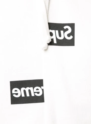 Supreme - Comme Des Garçons Pre-Owned x Supreme 2018 logo hoodie