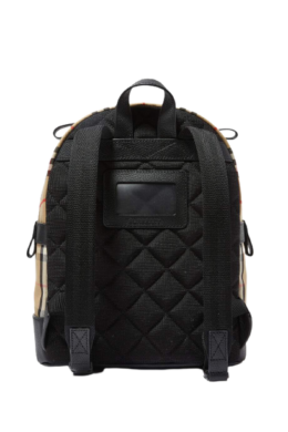 Burberry - Logo Appliqué Backpack in Vintage Check Cotton Canvas