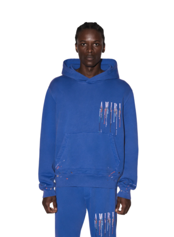 Amiri - Embroidered Paint Drip Core Logo Hoodie