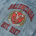 Balenciaga - Balenciaga Back college logo denim jacket