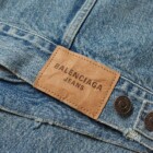 Balenciaga - Balenciaga Back college logo denim jacket