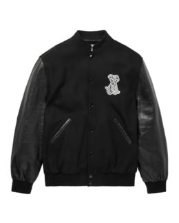 Celine - Teddy Slim-Fit Embellished Virgin Wool-Blend Bomber Jacket