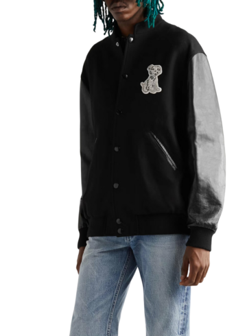 Celine - Teddy Slim-Fit Embellished Virgin Wool-Blend Bomber Jacket