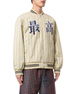 Supreme - Supreme 19ss Pinstripe Varity Jacket