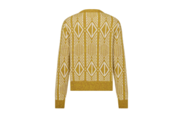 Christian Dior - Yellow and Ivory Technical Wool Jacquard