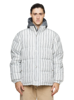 Stussy - Stripe Down Puffer Bone