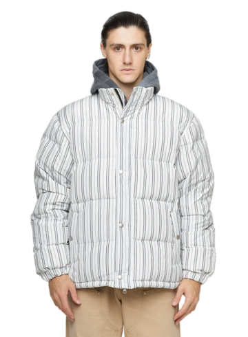 Stussy - Stripe Down Puffer Bone