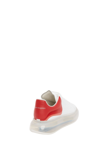 Alexander McQueen - Oversized Sneaker in Optic White/lust Red