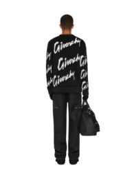 Givenchy - Logo intarsia mohair-blend sweater