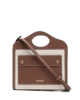 Burberry - Logo-Stamp Pocket Bag