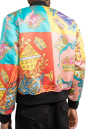 Versace - Barocco-print bomber jacket