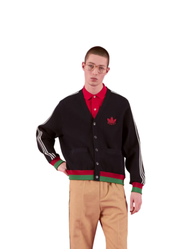 Gucci - adidas x Gucci viscose cardigan