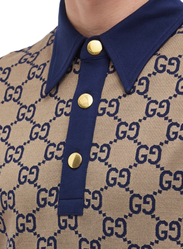 Gucci - ALL OVER GG POLO SHIRT