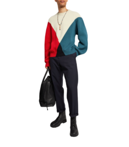 Jil Sander - Cotton-rich colour-block sweater