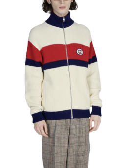 Gucci - Interlocking G zip-up jumper