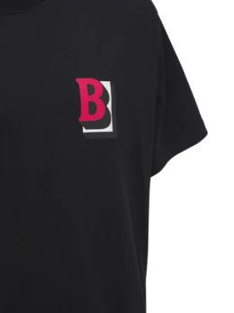 Burberry - Logo Print Cotton Jersey T-Shirt