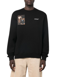 Off-White - Black Graphic - Print Sweatshirt