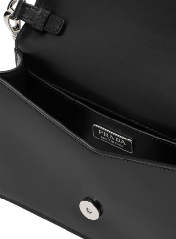 Prada - Brushed leather shoulder bag