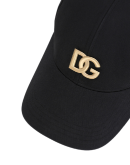 Dolce & Gabbana - Cotton baseball cap with DG appliqué